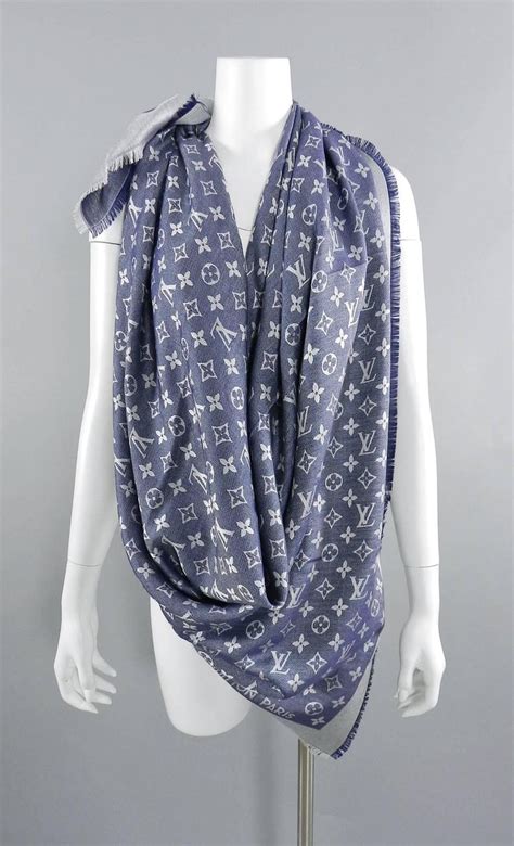 louis vuitton sale scarf|louis vuitton denim scarf.